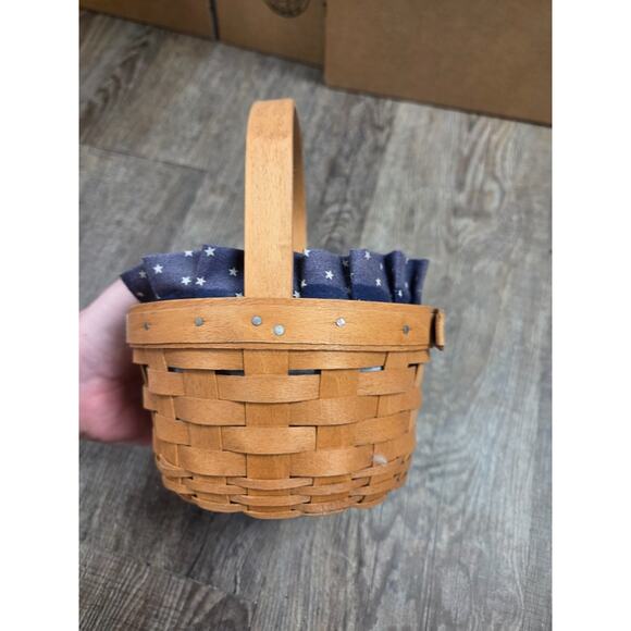 Longaberger Discovery Basket 1492-1992 With Liner Protector - Picture 5 of 7